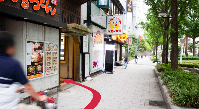 京阪電車 中の島線 大江橋駅からの道案内