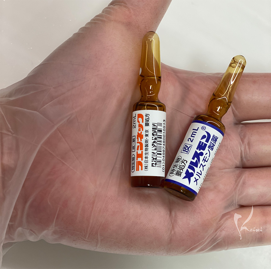 ラエンネックとメルスモンの薬剤の写真