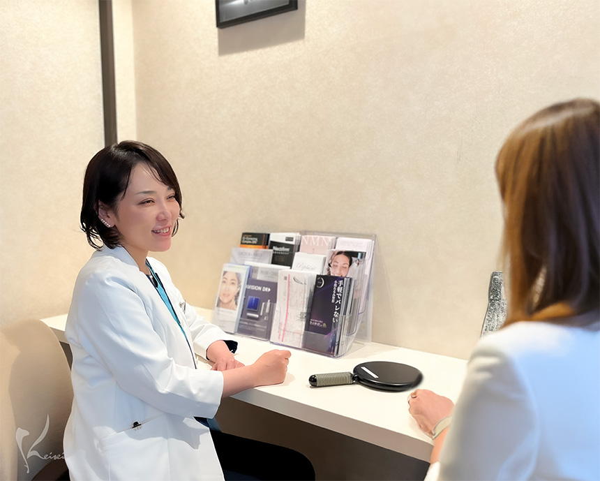 小西Dr.の診察風景