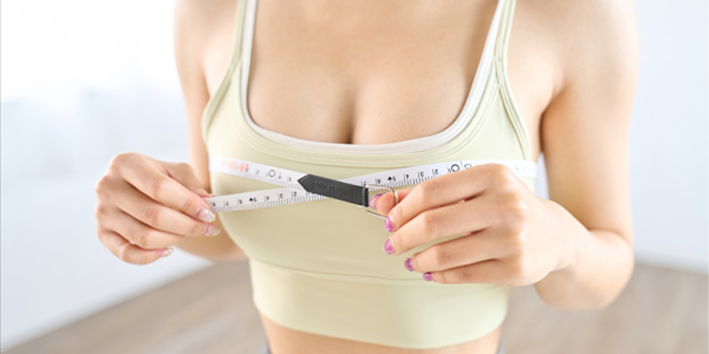 脂肪注入豊胸をした女性のイメージ