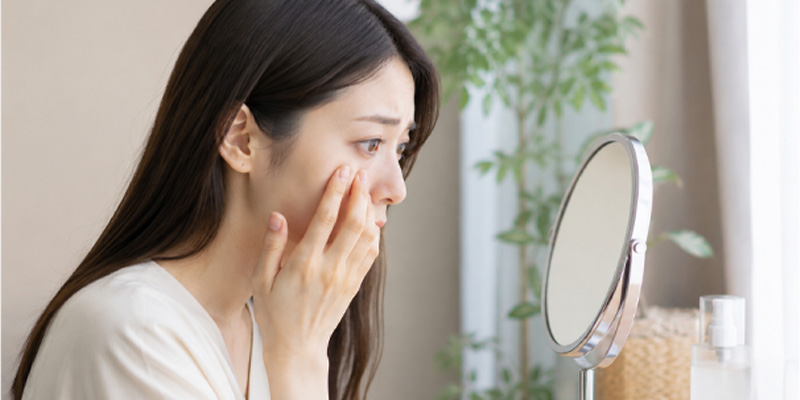 埋没法後に目が開きにくい原因を確認するイメージ