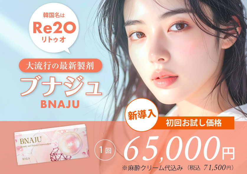 ブナジュ新導入バナー