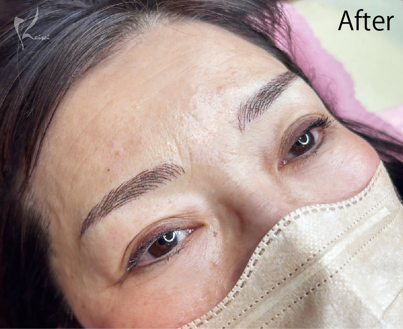 Aftrer写真アートメイク眉